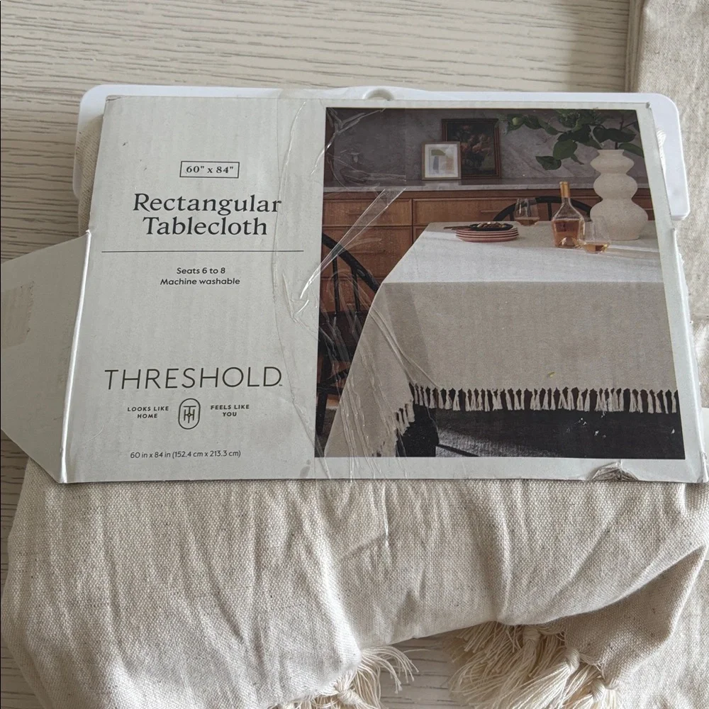 Threshold Rectangular Tablecloth 60